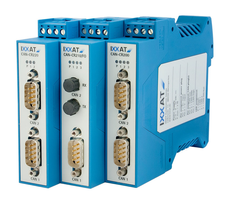 Los repetidores CAN IXXAT reducen los costos de cableado e incrementan la fiabilidad del sistema